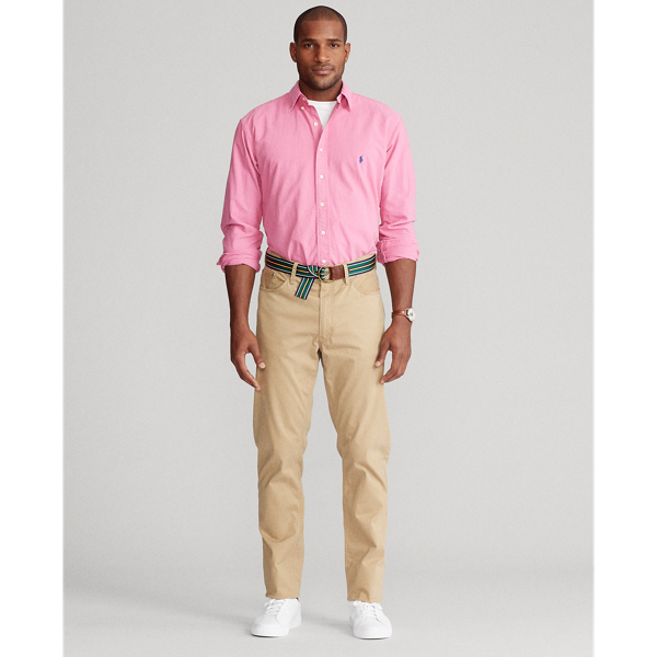 Resort Rose Garment-Dyed Oxford Shirt Big & Tall 4