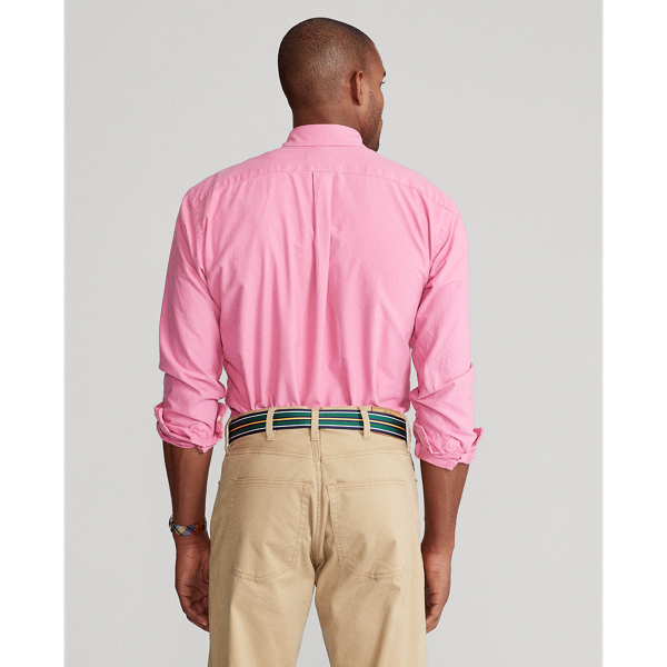 Resort Rose Garment-Dyed Oxford Shirt Big & Tall 5