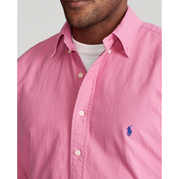 Resort Rose Garment-Dyed Oxford Shirt Big & Tall 6