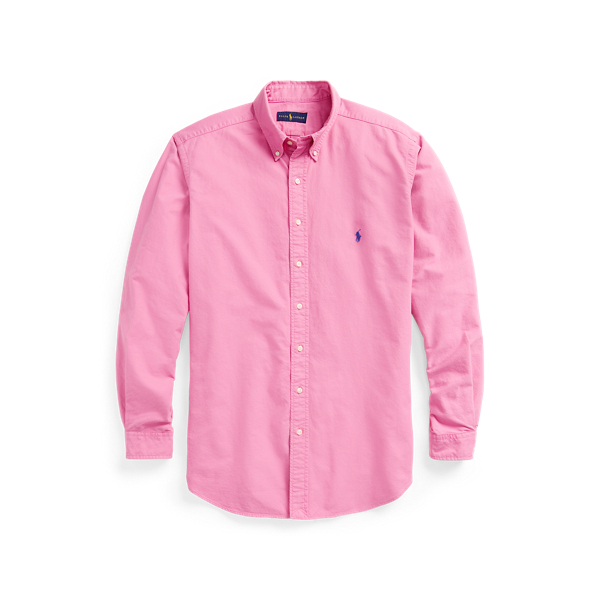 Resort Rose Garment-Dyed Oxford Shirt Big & Tall 2