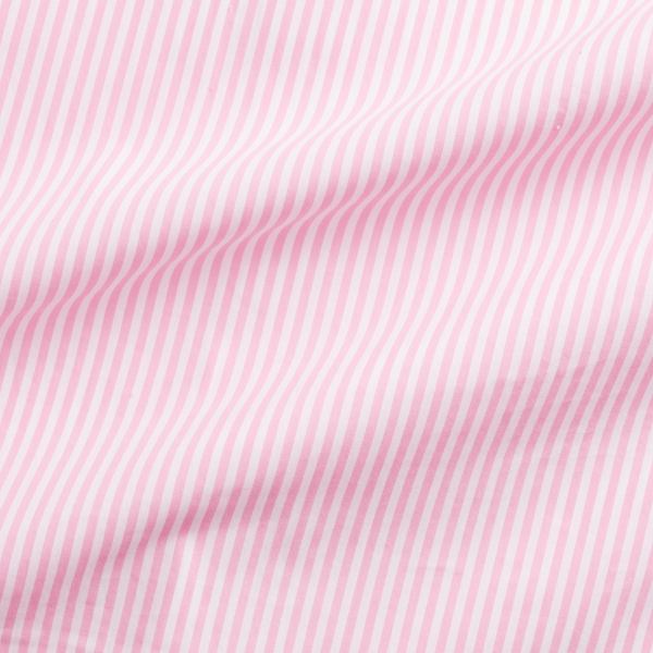 Pink/White Striped Poplin Shirt Big & Tall 7