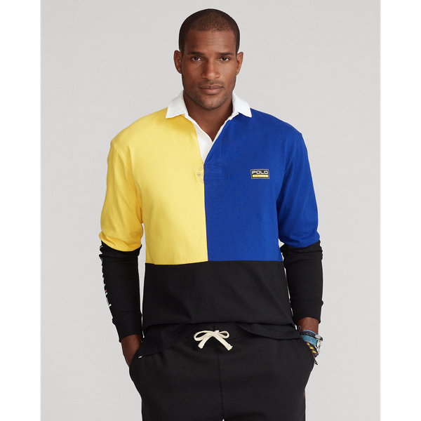 LARGE top Ralph Lauren Polo racing rugby.