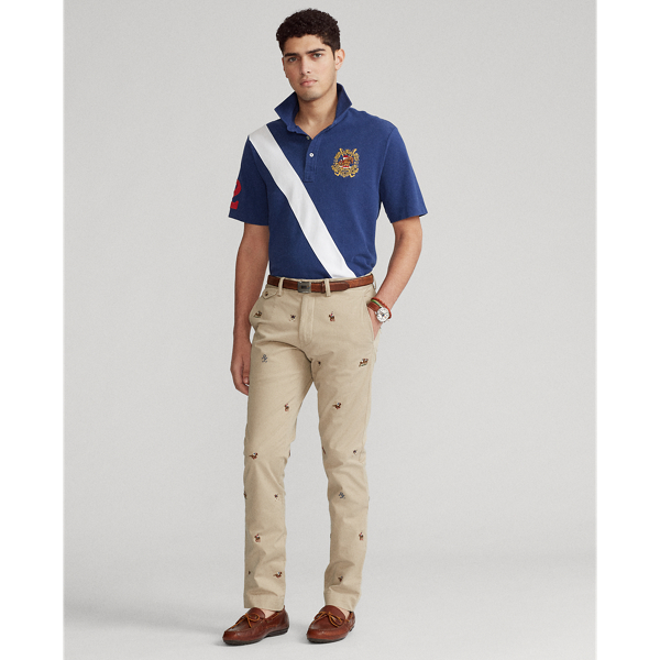 Freshwater Multi Banner-Stripe Mesh Polo Shirt Big & Tall 4