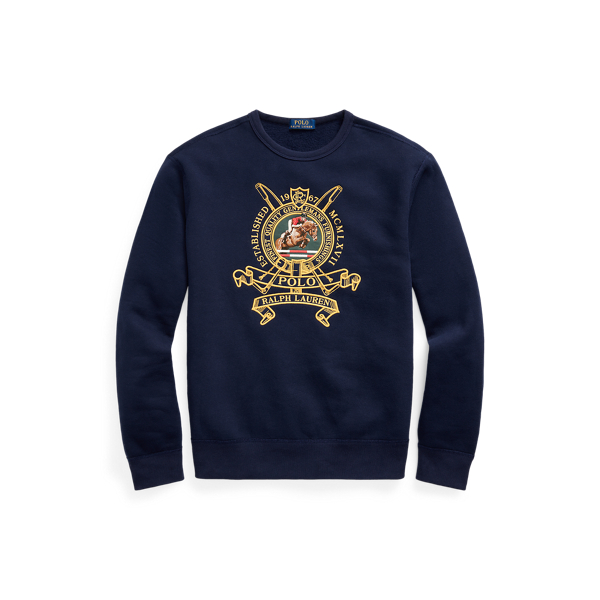 送料関税無料【POLO RALPH LAUREN】Crest Fleece スウェット Embroidered Fleece Sweatshirt