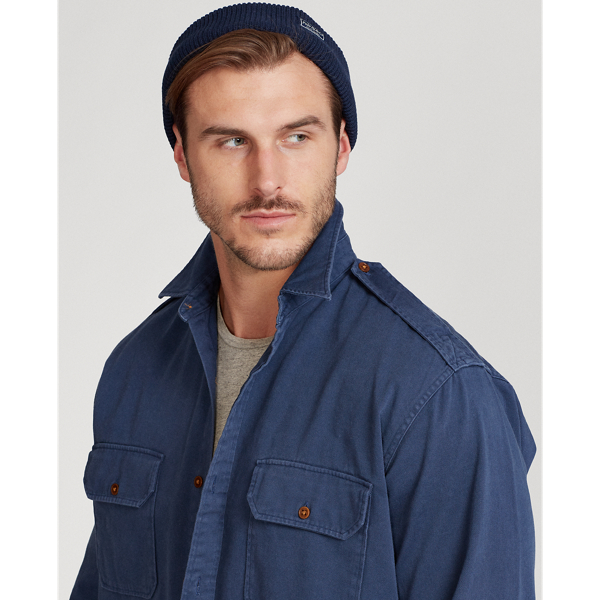 Boston Navy Twill Overshirt Big & Tall 6