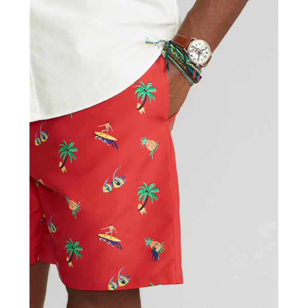 Tropical Surfer Traveller Swim Trunk Big & Tall 6