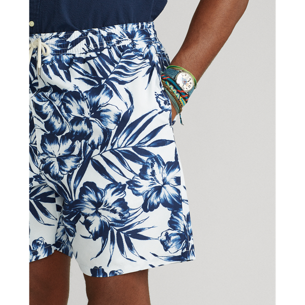 Monotone Hibiscus Traveller Swim Trunk Big & Tall 6