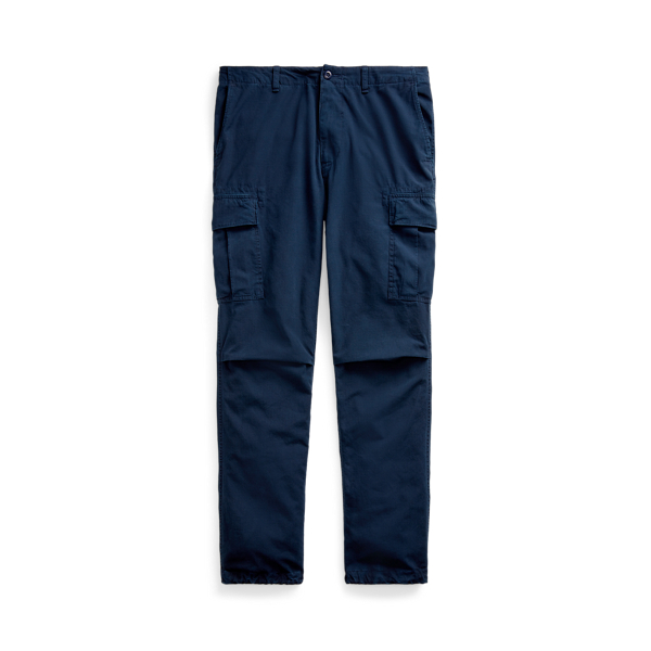 Aviator Navy Classic Fit Ripstop Cargo Trousers Big & Tall 2