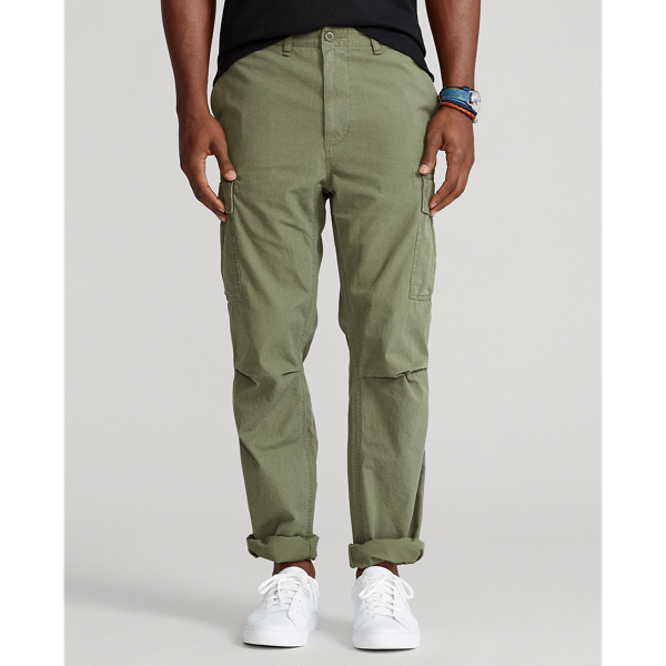 Mountain Green Classic Fit Ripstop Cargo Trousers Big & Tall 4