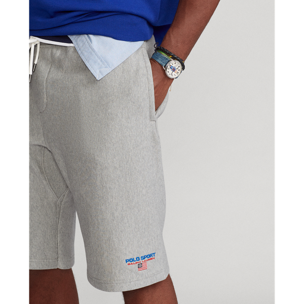 Andover Heather Polo Sport Fleece Short Big & Tall 6
