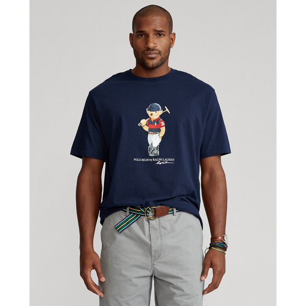 Camiseta de punto jersey con Polo Bear para hombre Ralph Lauren® ES