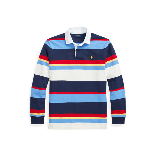 Newport Navy Multi The Iconic Rugby Shirt Big & Tall 2
