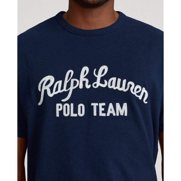 Cruise Navy Embroidered Mesh T-Shirt Big & Tall 6