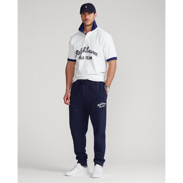 White Multi Polo Team Mesh Polo Shirt Big & Tall 3