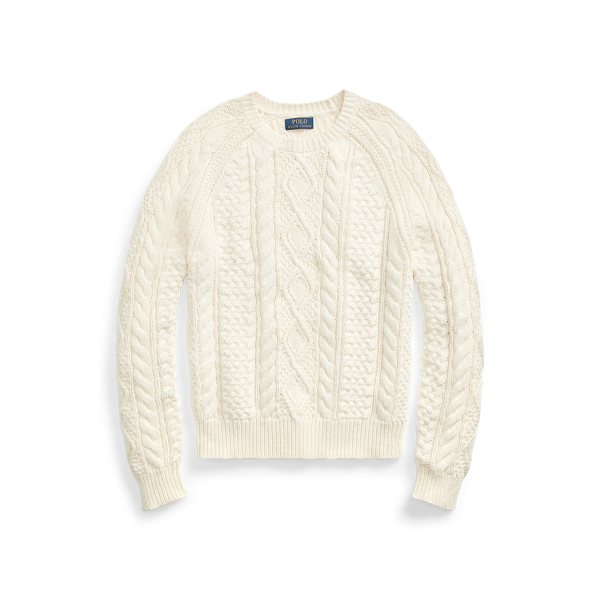 Dark Cream The Iconic Fisherman's Jumper Big & Tall 2