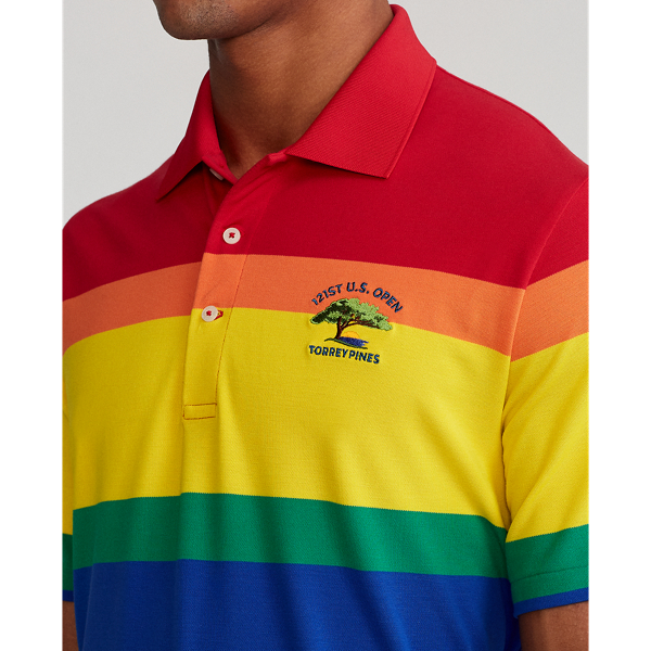 Polo classique U.S. Open Polo Golf en Royal vif multi 5