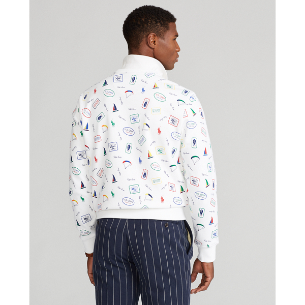 Grafik-Sweatshirt U.S. Open Polo Golf in Wei&szlig; multi 5