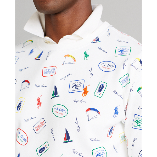Grafik-Sweatshirt U.S. Open Polo Golf in Wei&szlig; multi 6
