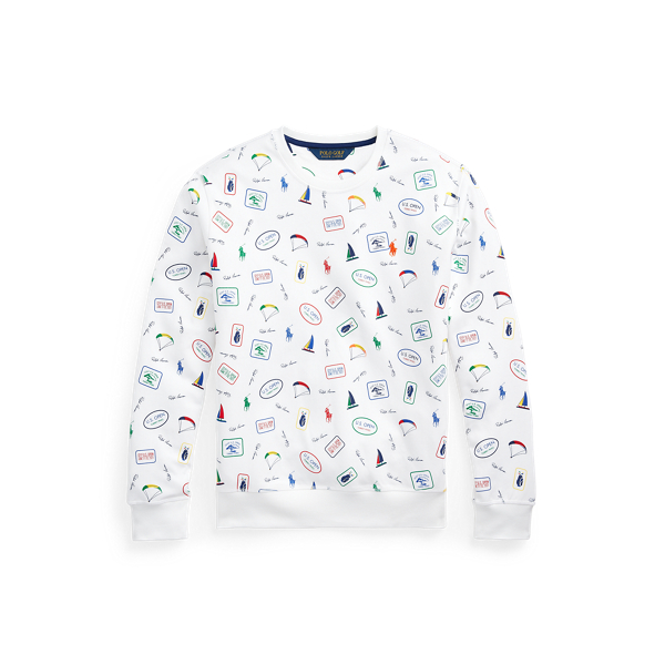 Grafik-Sweatshirt U.S. Open Polo Golf in Wei&szlig; multi 2