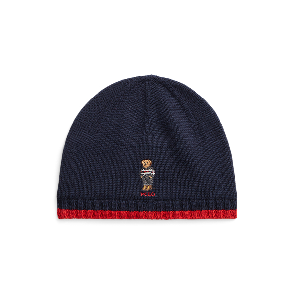 Polo Bear Cotton Beanie Boys 1.5-6 Years 1