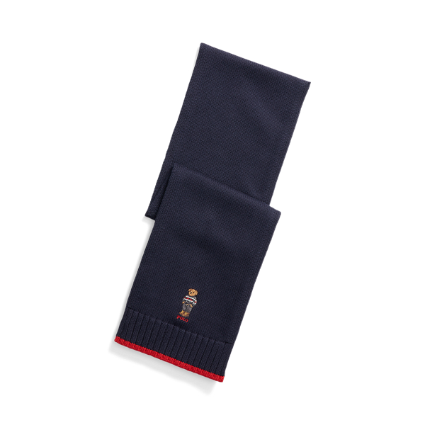 Polo Bear Cotton Scarf Boys 1.5-6 Years 1