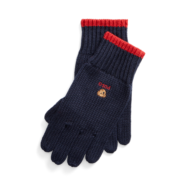 Gants Polo&nbsp;Bear en coton
