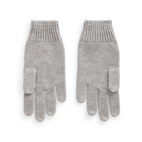 Dark Sport Heather Polo Pony Cotton Gloves Boys 8-20 2