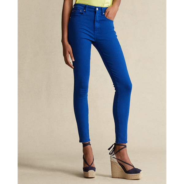 Blue Tompkins High-Rise Skinny Jean Polo Ralph Lauren 4