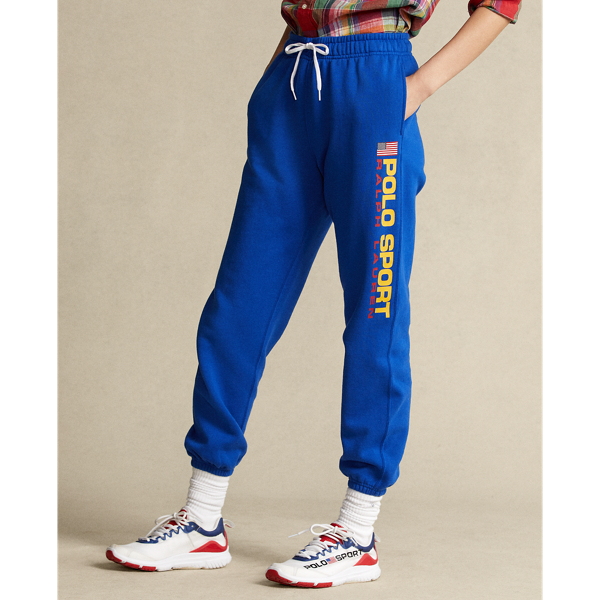 Pantaloni da jogging Polo Sport in felpa Polo Ralph Lauren in Zaffiro 5