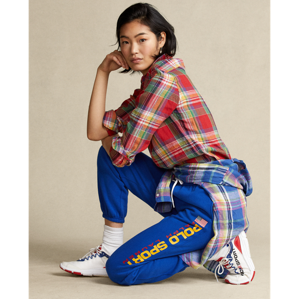 Pantaloni da jogging Polo Sport in felpa Polo Ralph Lauren in Zaffiro 7