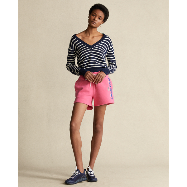 Hunter Navy/Bone Striped Linen Sweater Polo Ralph Lauren 4