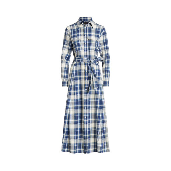 Kariertes Hemdkleid aus Baumwolle Polo Ralph Lauren in 1