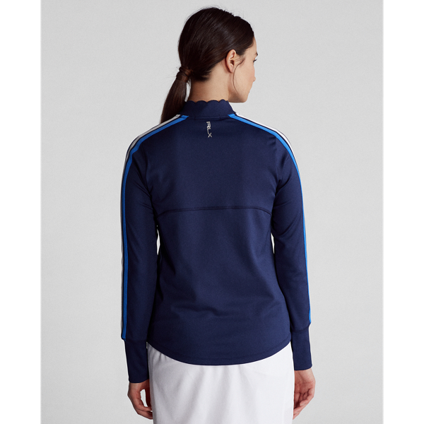 Refined Navy/Multi Stripe Performance Full-Zip Jacket RLX 5