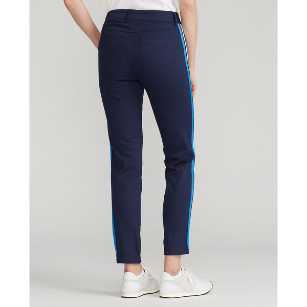 Refined Navy Multi Stripe-Trim Stretch Trouser Ralph Lauren Golf 5