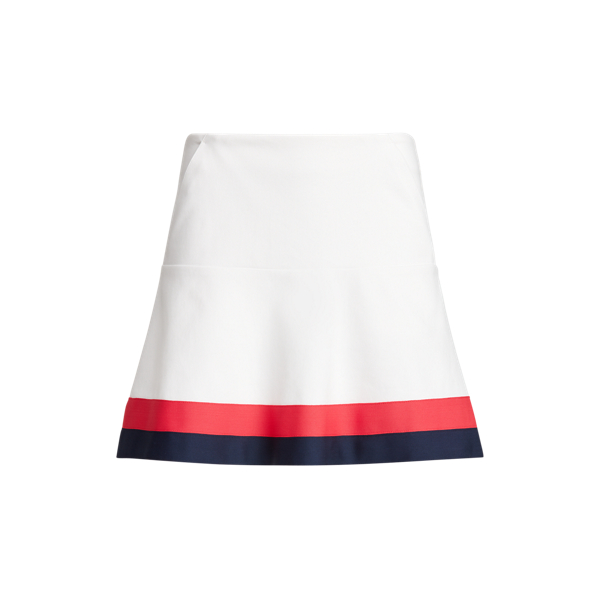 Ceramic White/Navy/Red Flounced Skort Ralph Lauren Golf 2