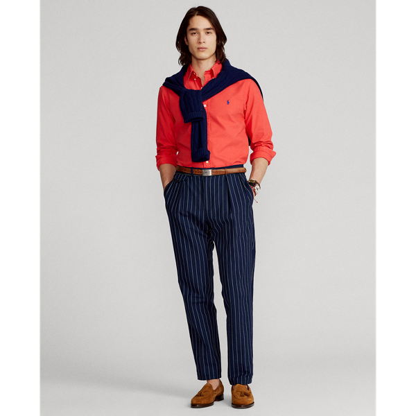 Red Custom Fit Garment-Dyed Oxford Shirt Polo Ralph Lauren 7