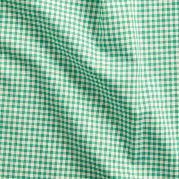 4656g Green/White Custom Fit Gingham Poplin Shirt Polo Ralph Lauren 7