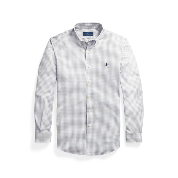 Custom Fit Gingham Poplin Shirt Polo Ralph Lauren 1