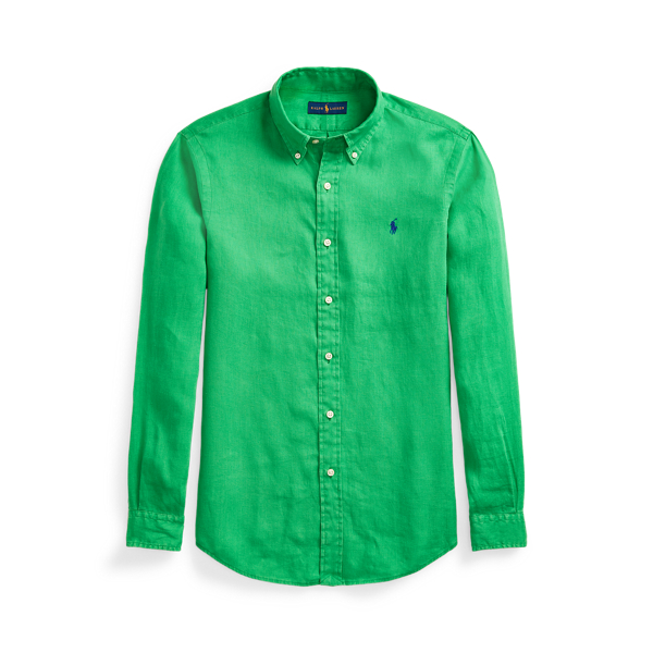 Custom Fit Linen Shirt Polo Ralph Lauren i 1