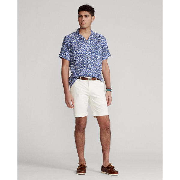 5315 Montauk Monkey Classic Fit Tropical Linen Camp Shirt Polo Ralph Lauren 3