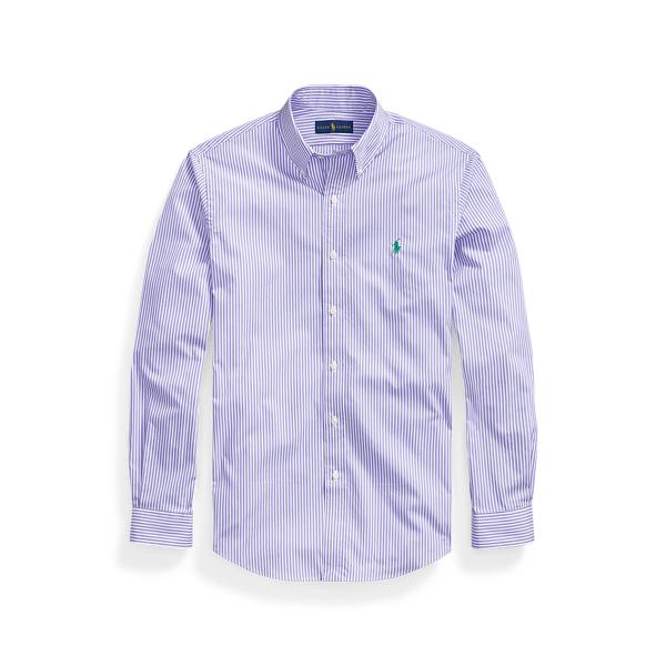 Chemise ray&eacute;e ajust&eacute;e en popeline Polo Ralph Lauren en 1