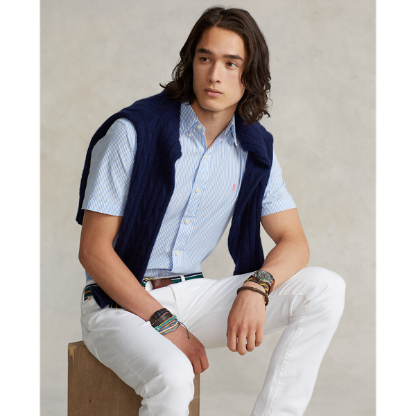 ★★POLO RALPH LAUREN★★ Custom fit striped seersucker shir Custom Fit Striped Seersucker Shirt for Men | Ralph Lauren® PY
