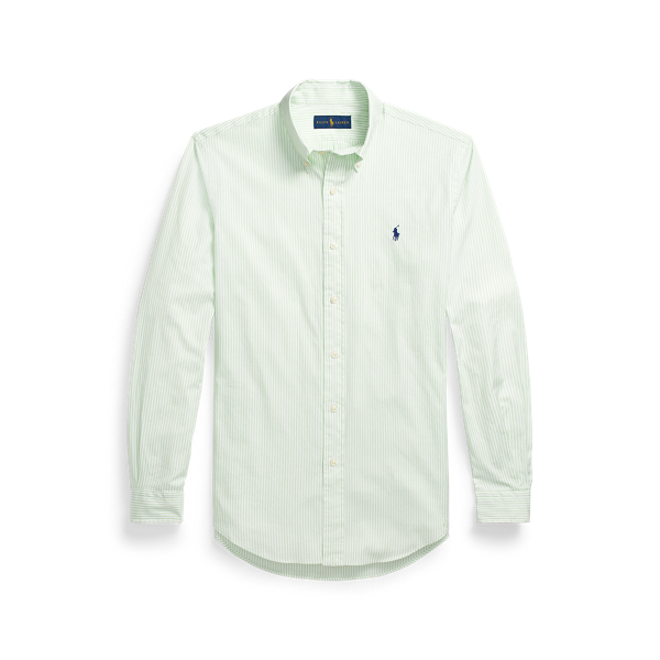 Custom Fit Striped Stretch Oxford Shirt Polo Ralph Lauren 1