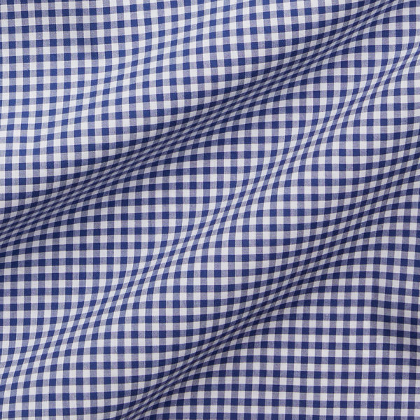 Navy/White Custom Fit Gingham Poplin Shirt Polo Ralph Lauren 6