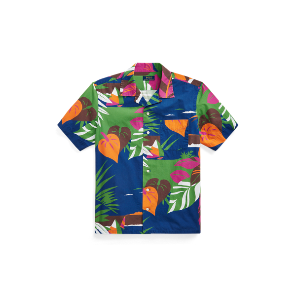 Camisa de popelina tropical Classic Fit Polo Ralph Lauren en Deco Tropical Seasca 2