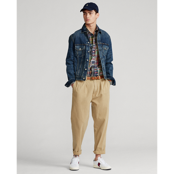 Dark Patchwork Custom Fit Patchwork Plaid Shirt Polo Ralph Lauren 4