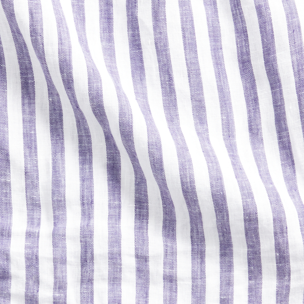 Custom Fit Striped Linen Shirt