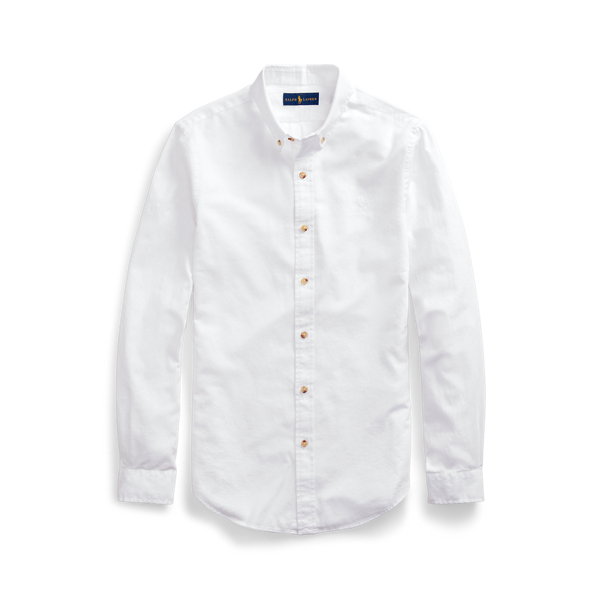 Slim fit dobby overhemd