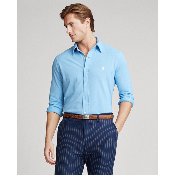 Blue Lagoon Featherweight Mesh Shirt Polo Ralph Lauren 4