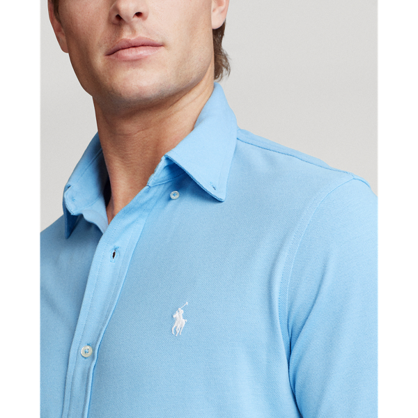 Blue Lagoon Featherweight Mesh Shirt Polo Ralph Lauren 6